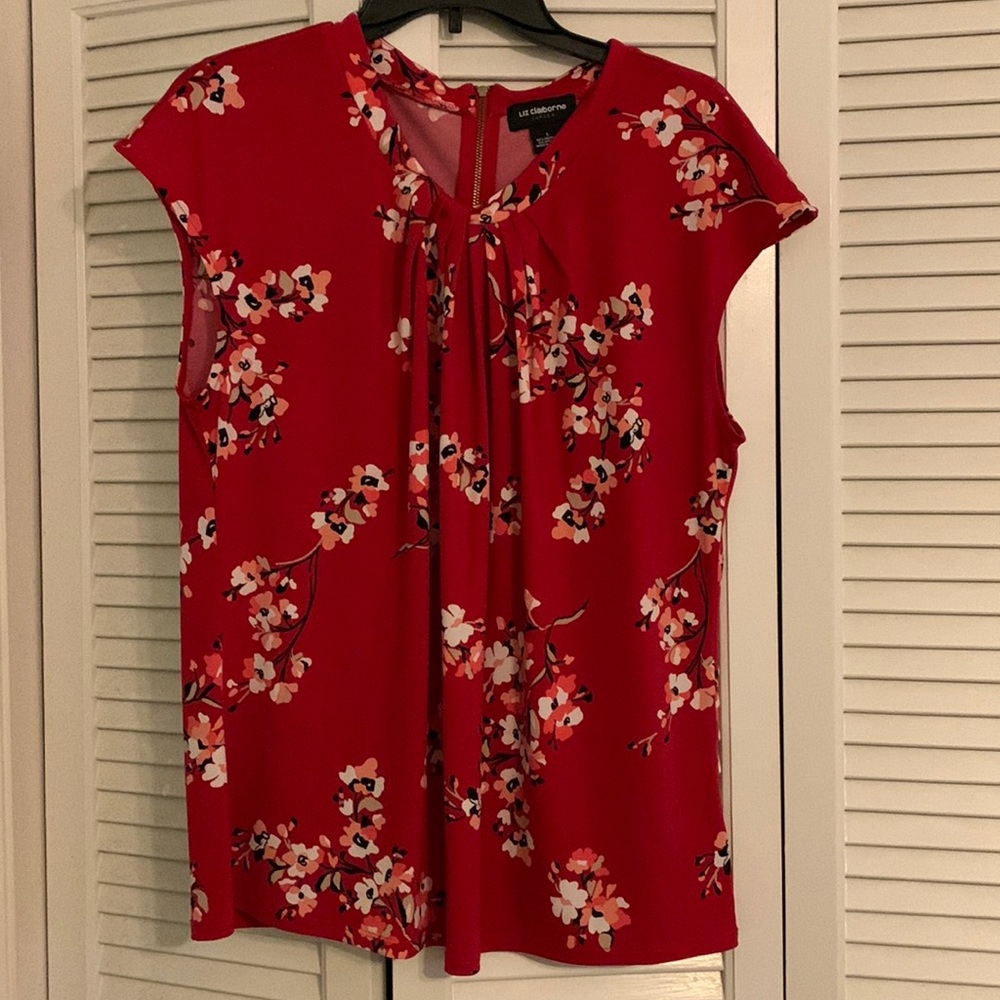 Both tops are Liz Claiborne Career tops. Size large
